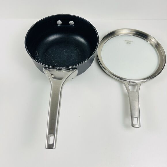 Calphalon 87025 Premier Hard Anodized Space Saving 2.5qt Saucepan 2-1/2 Stovetop - Picture 2 of 6